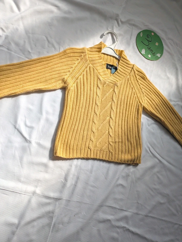 Pull jaune