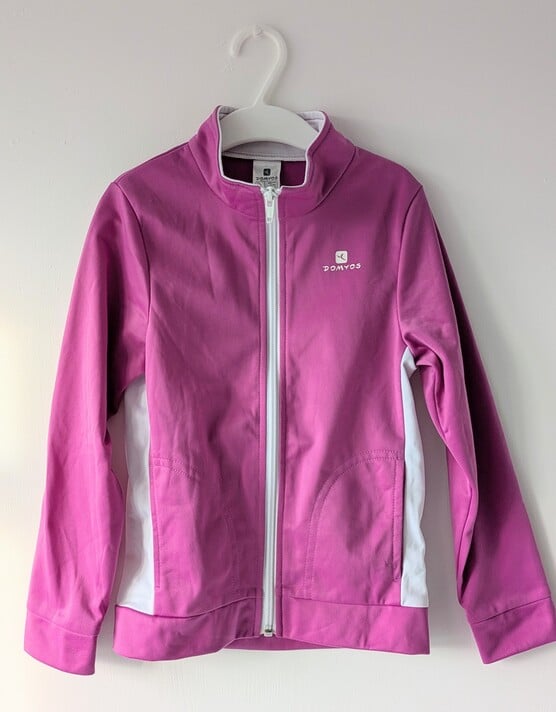 Veste de sport violet, Domyos