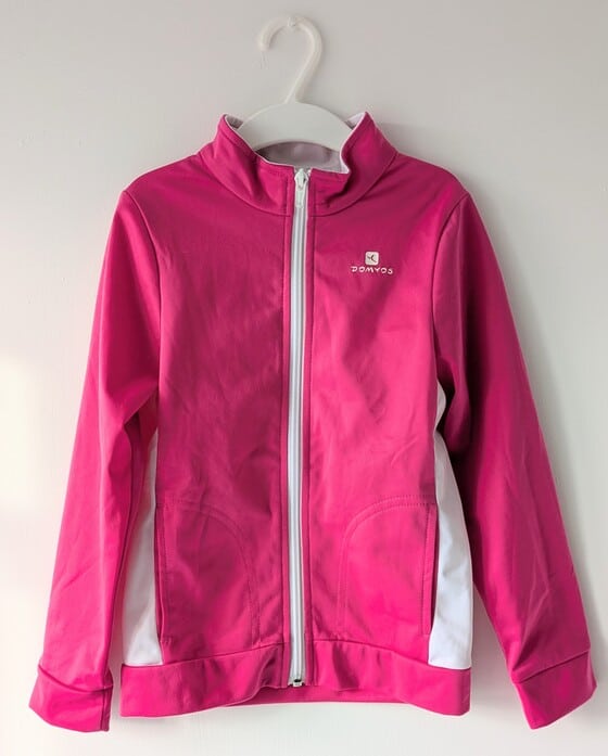 Veste de sport rose, Domyos