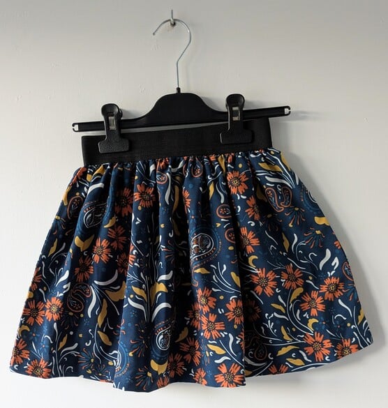 Jupe fleurie