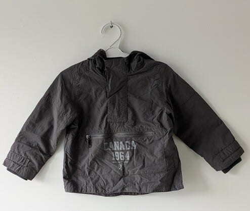 Coupe-vent gris, Vertbaudet