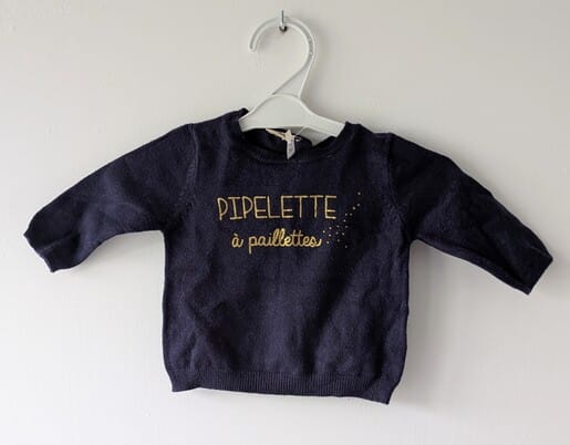 Pull "Pipelette...", Boîte à malices