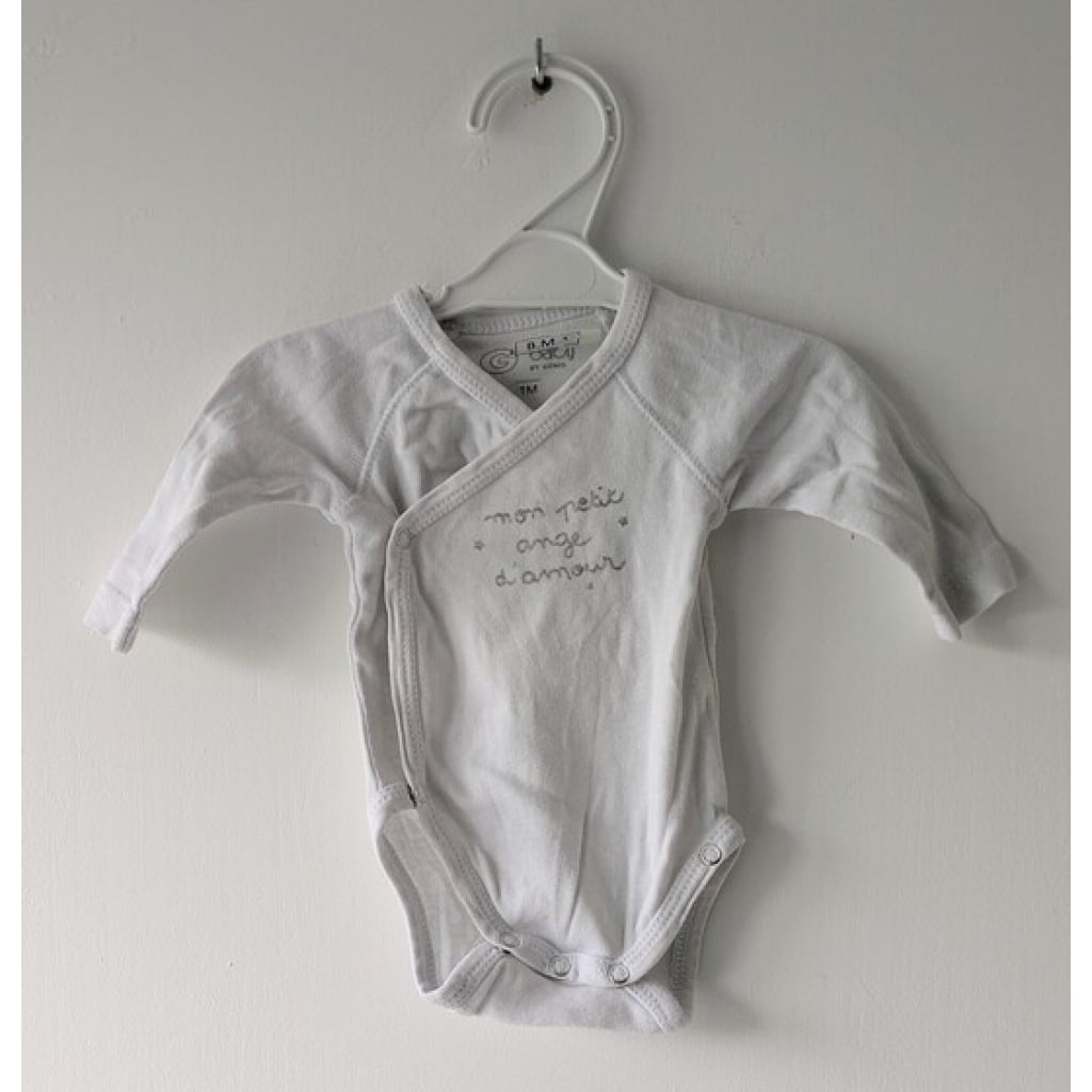 Body croisé blanc, Gémo