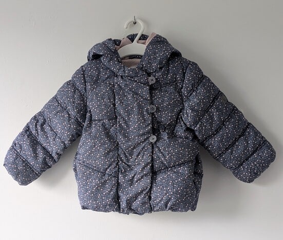 Manteau bleu & rose, Obaibi