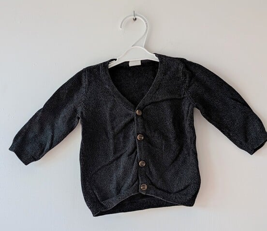 Gilet gris foncé, H&M