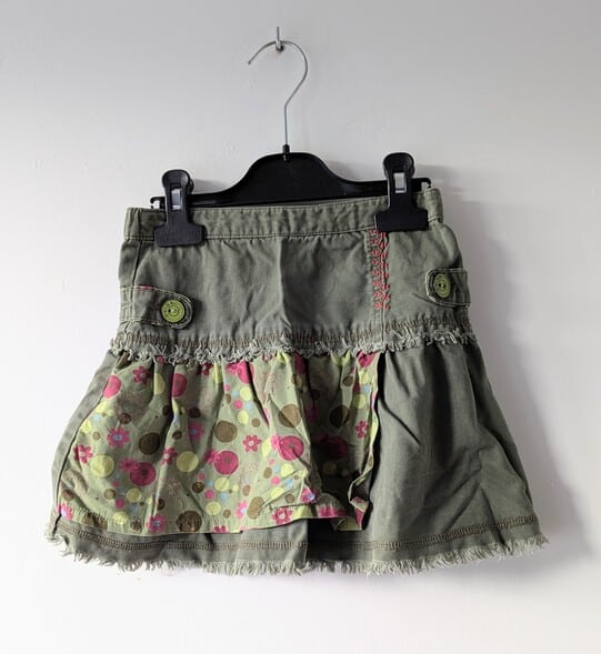 Jupe kaki, Vertbaudet