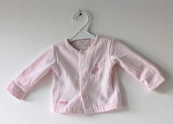 Gilet rose pale