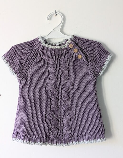 Robe d'hiver violette