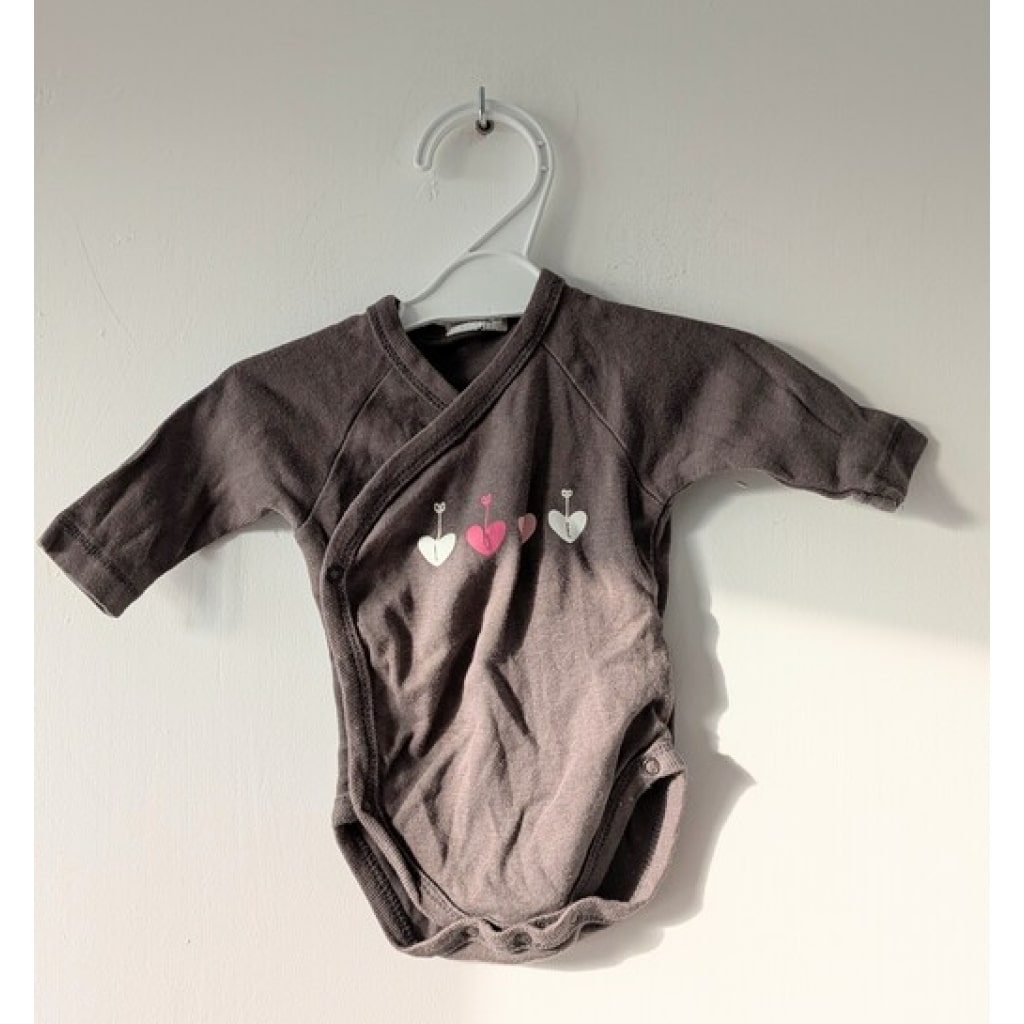 Body croisé brun, Mots d'enfants