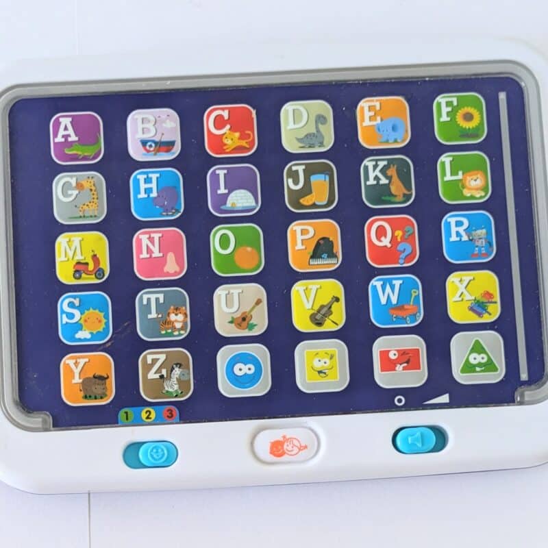 Tablette sonore alphabet