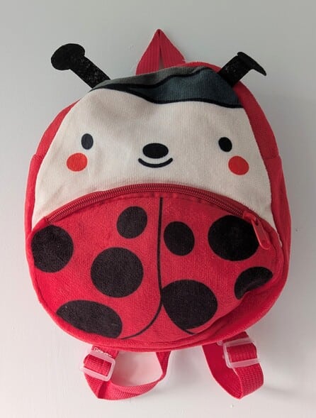 Sac à dos coccinelle