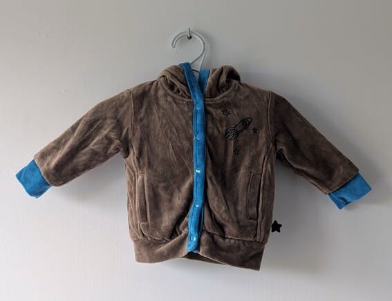 Veste polaire brune, JBC