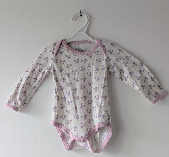 Body blanc & violet