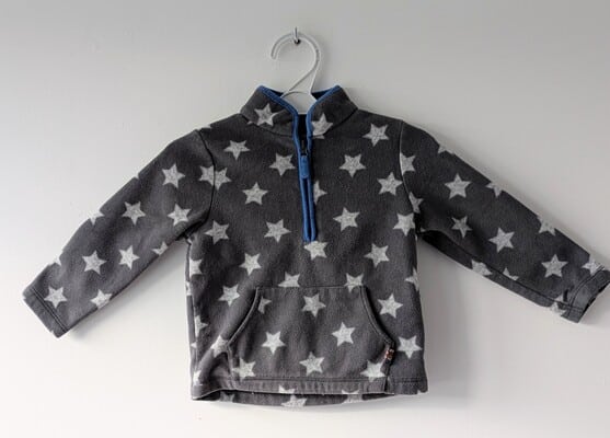 Polaire motif étoiles