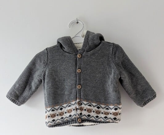 Gilet d'hiver gris, Sergent Major