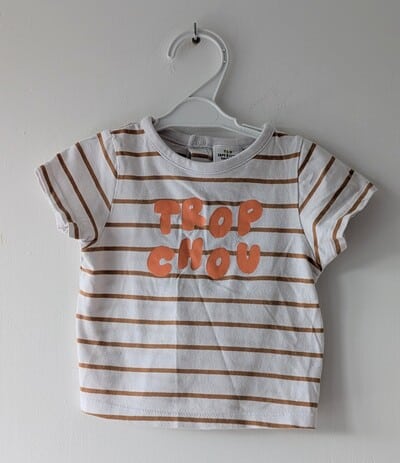 T-shirt "Trop chou", Tape à l'œil