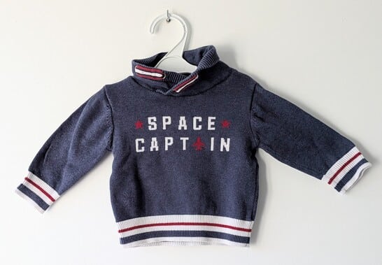 Pull "Space captain", Grain de blé
