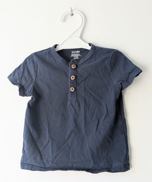 T-shirt bleu, Kiabi