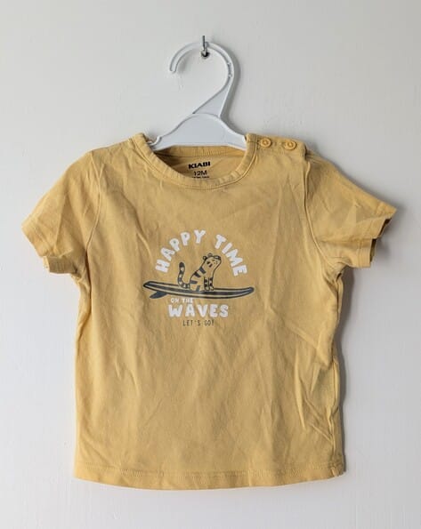 T-shirt jaune, Kiabi