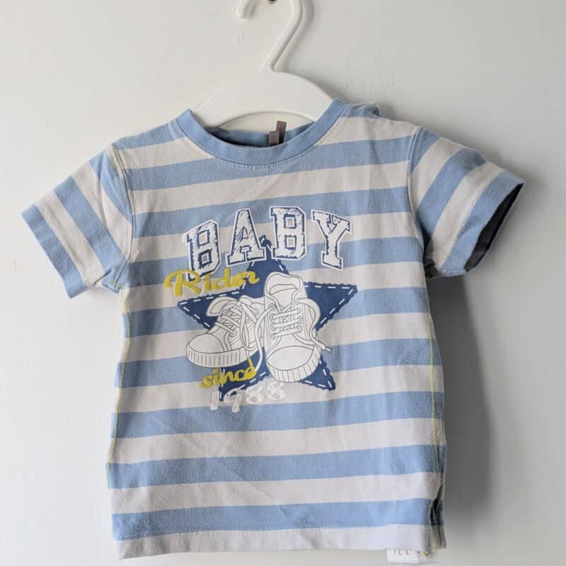 T-shirt rayé bleu & blanc, Orchestra