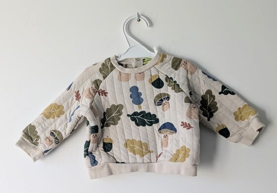 Pull motif champignons, Tape à l'œil
