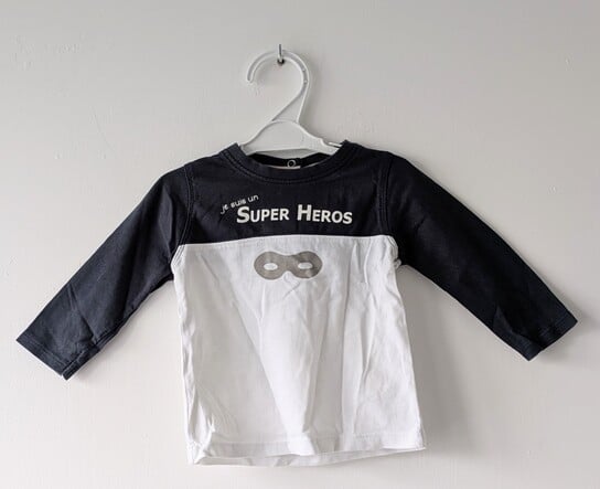 Haut "Je suis un super héros"