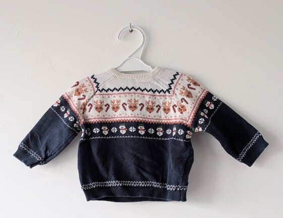 Pull de noël, Vertbaudet