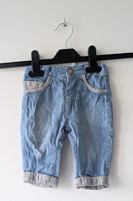 Jean bleu & gris, Kiabi