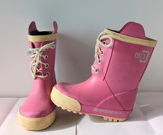 Bottes de pluie roses