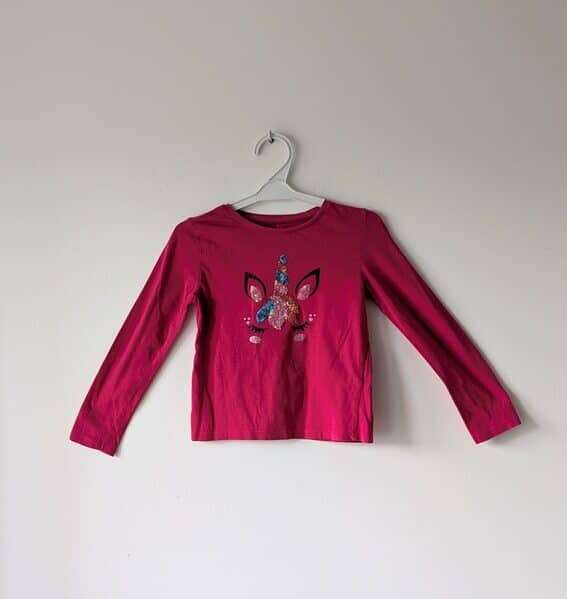 Haut rose licorne, Kiabi