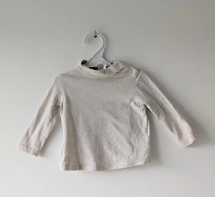 Col roulé beige, Tex