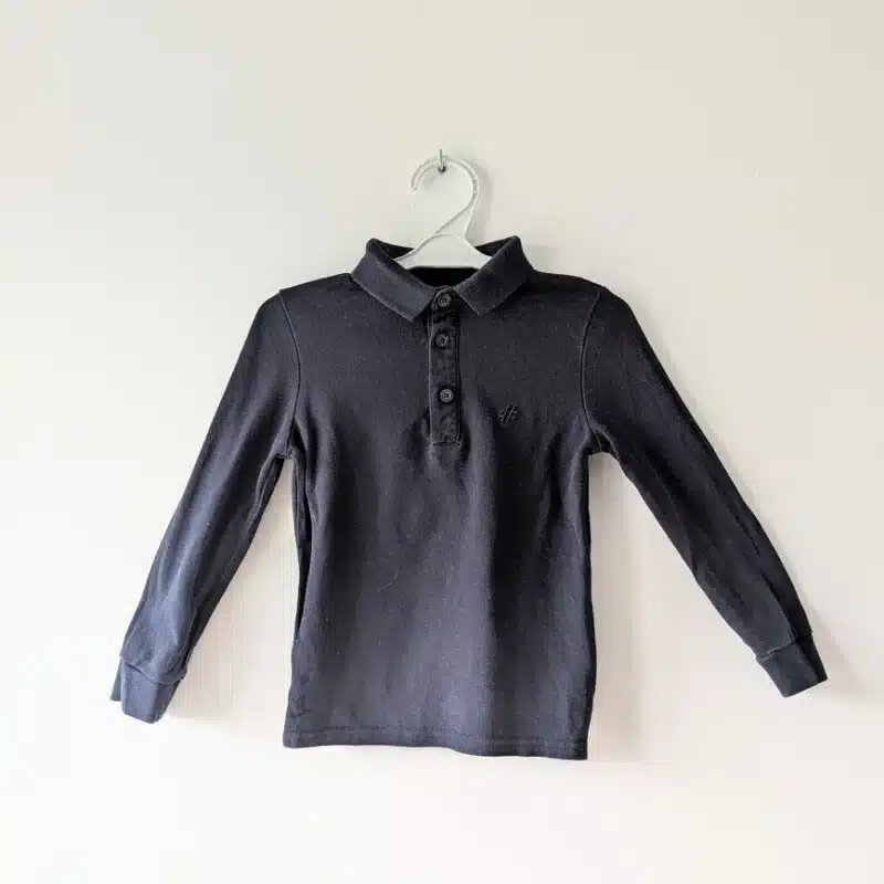 Polo manches longues, Kiabi