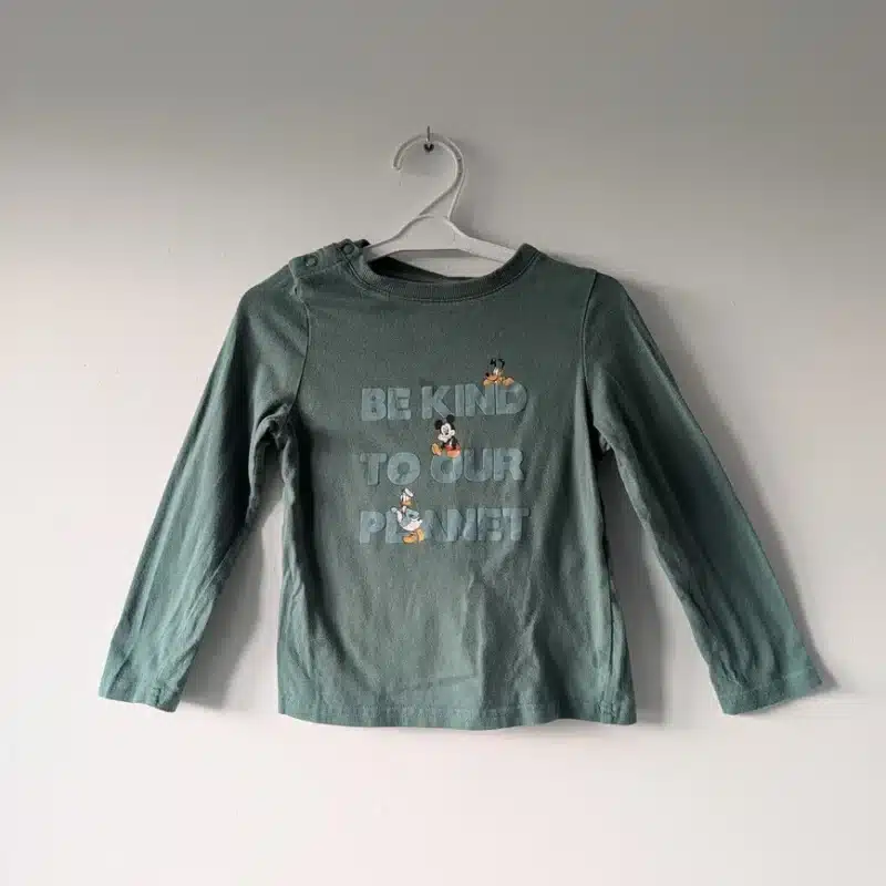 T-shirt vert Mickey, Disney