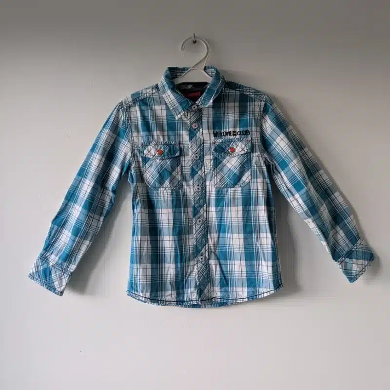 Chemise bleue & blanche, C&A