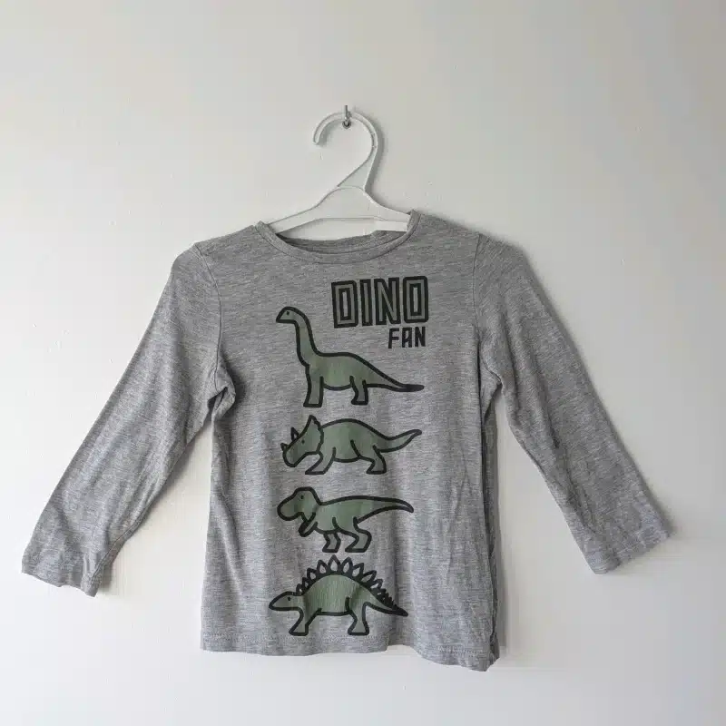 Haut imprimé dinosaures, Tex