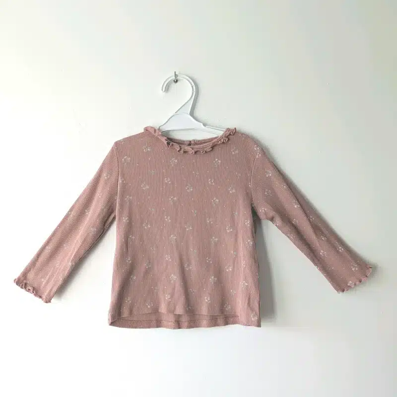 Haut rose fleuri, Kiabi