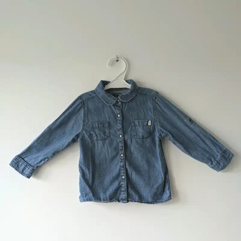 Chemise imitation jean, Kiabi