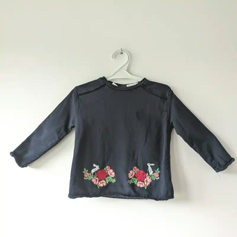 Sweat bleu marine, Zara