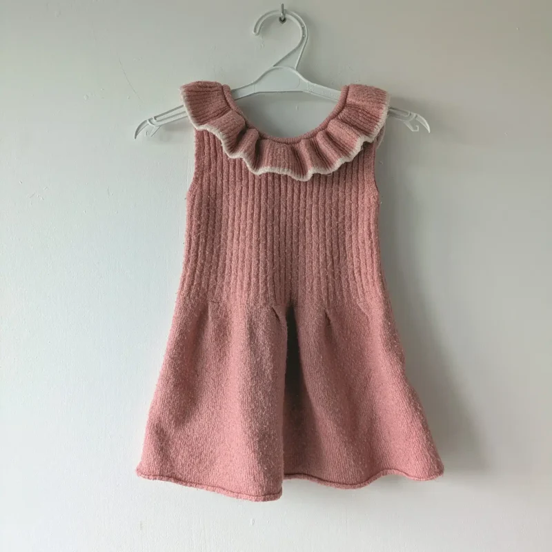 Robe d'hiver rose, Kiabi