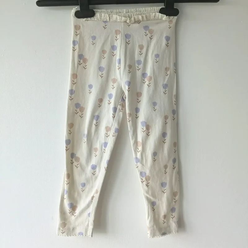 Legging beige motif fleurs, C&A