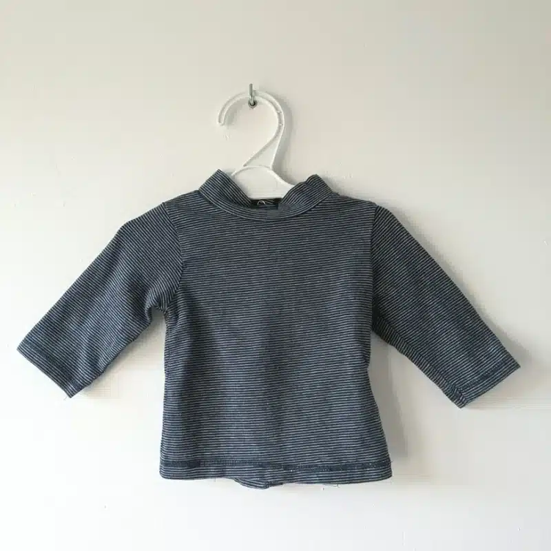 col roulé marinière, Kiabi