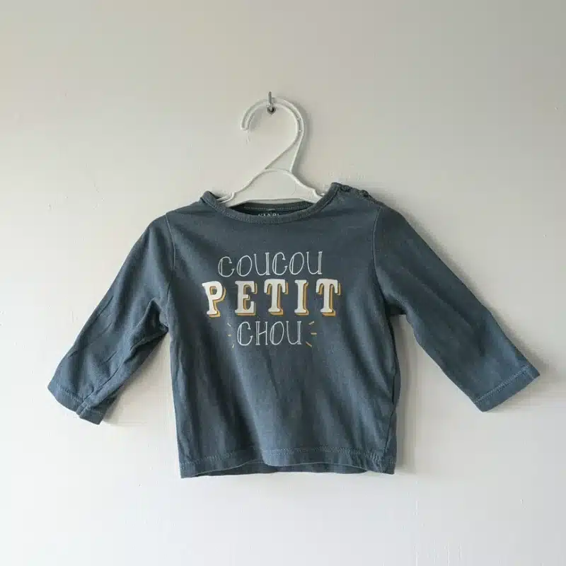 Haut "Coucou petit chou", Kiabi