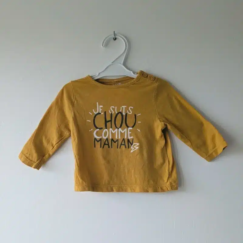 Haut moutarde, Kiabi