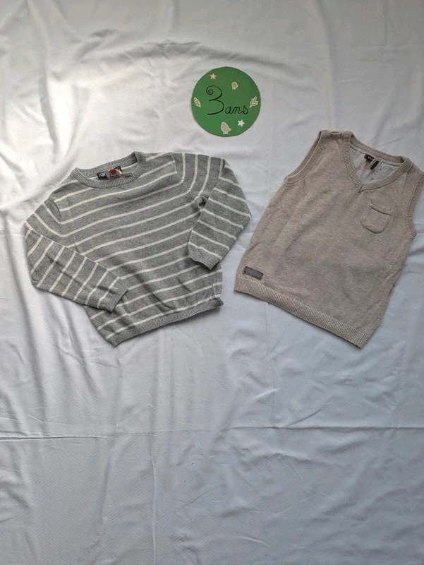 Lot deux pulls garçon
