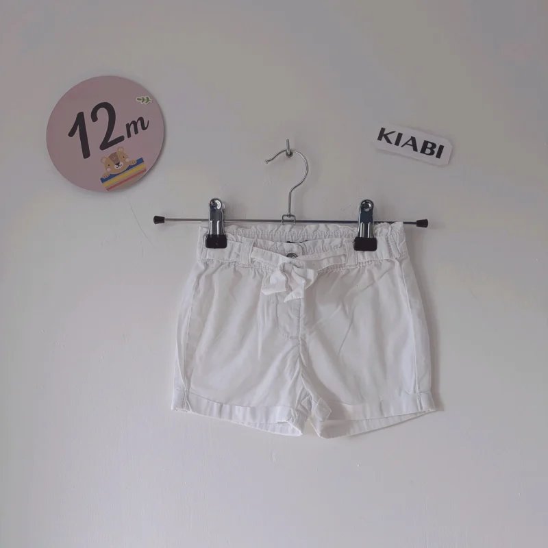 Short blanc, Kiabi