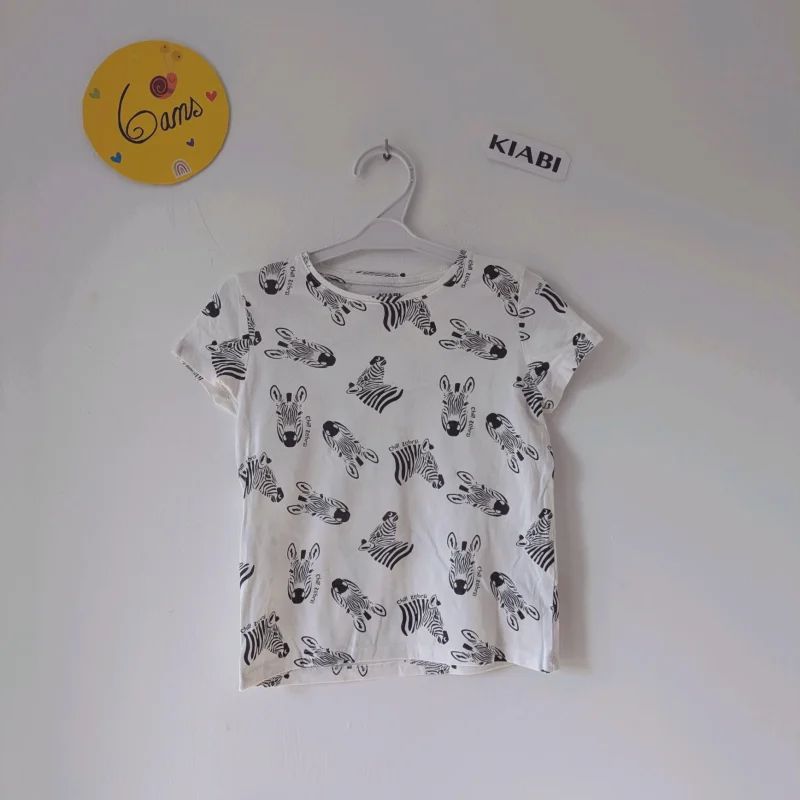T-shirt motif zèbres, Kiabi
