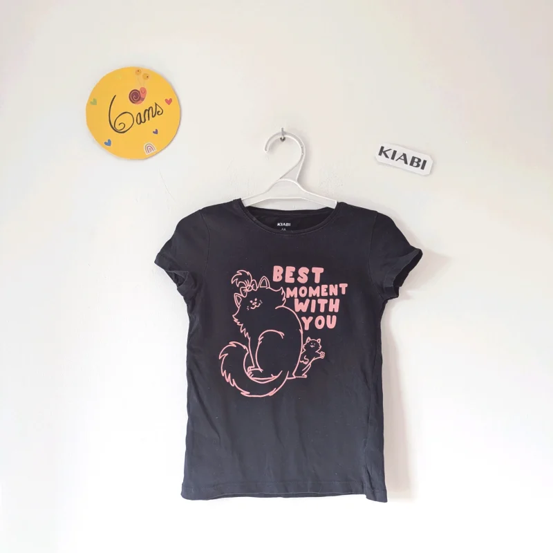 T-shirt "Best moment...", Kiabi