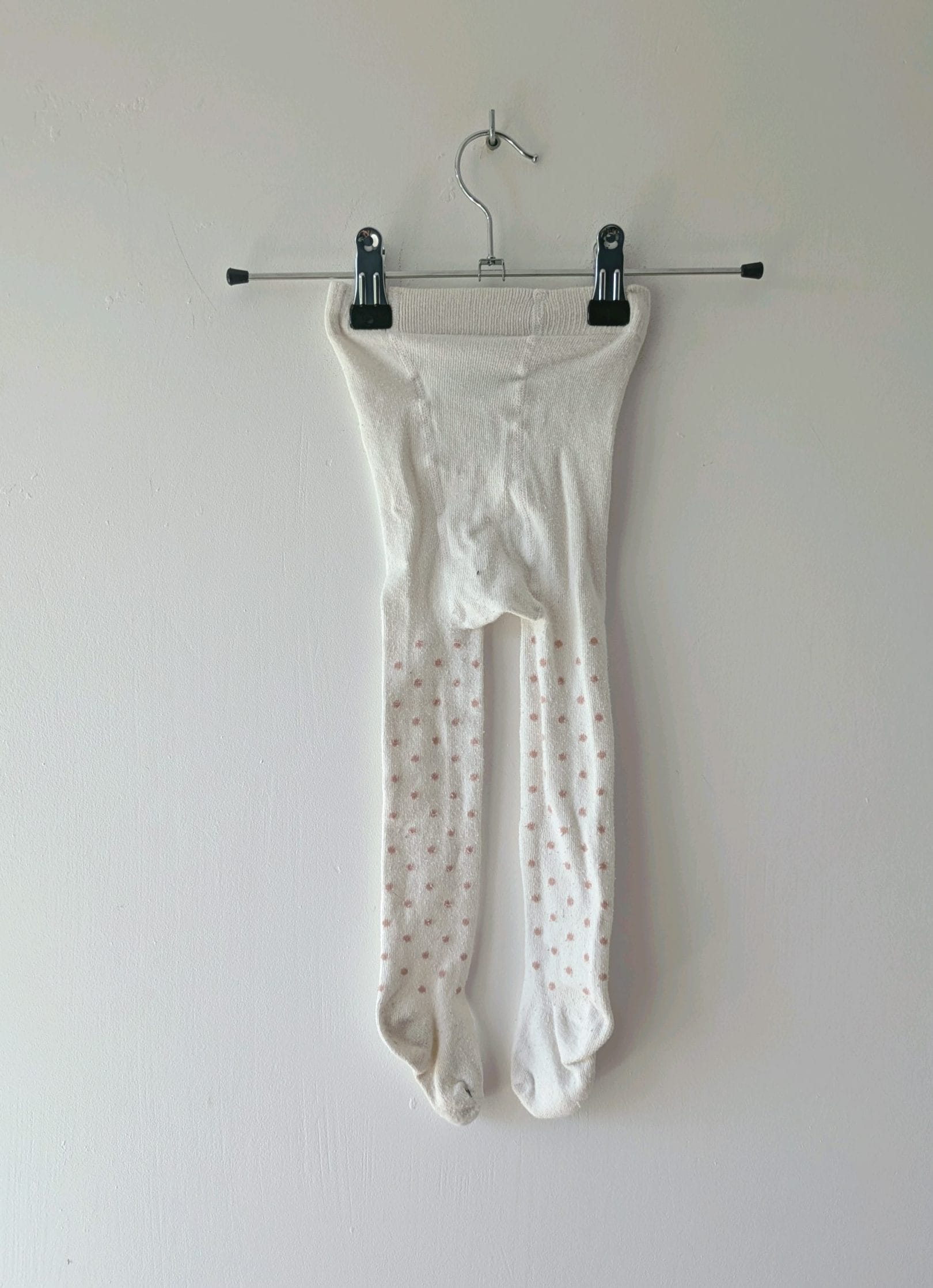 Collant blanc à pois, Primark