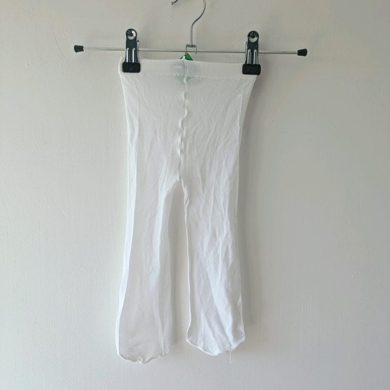 Collant fin blanc
