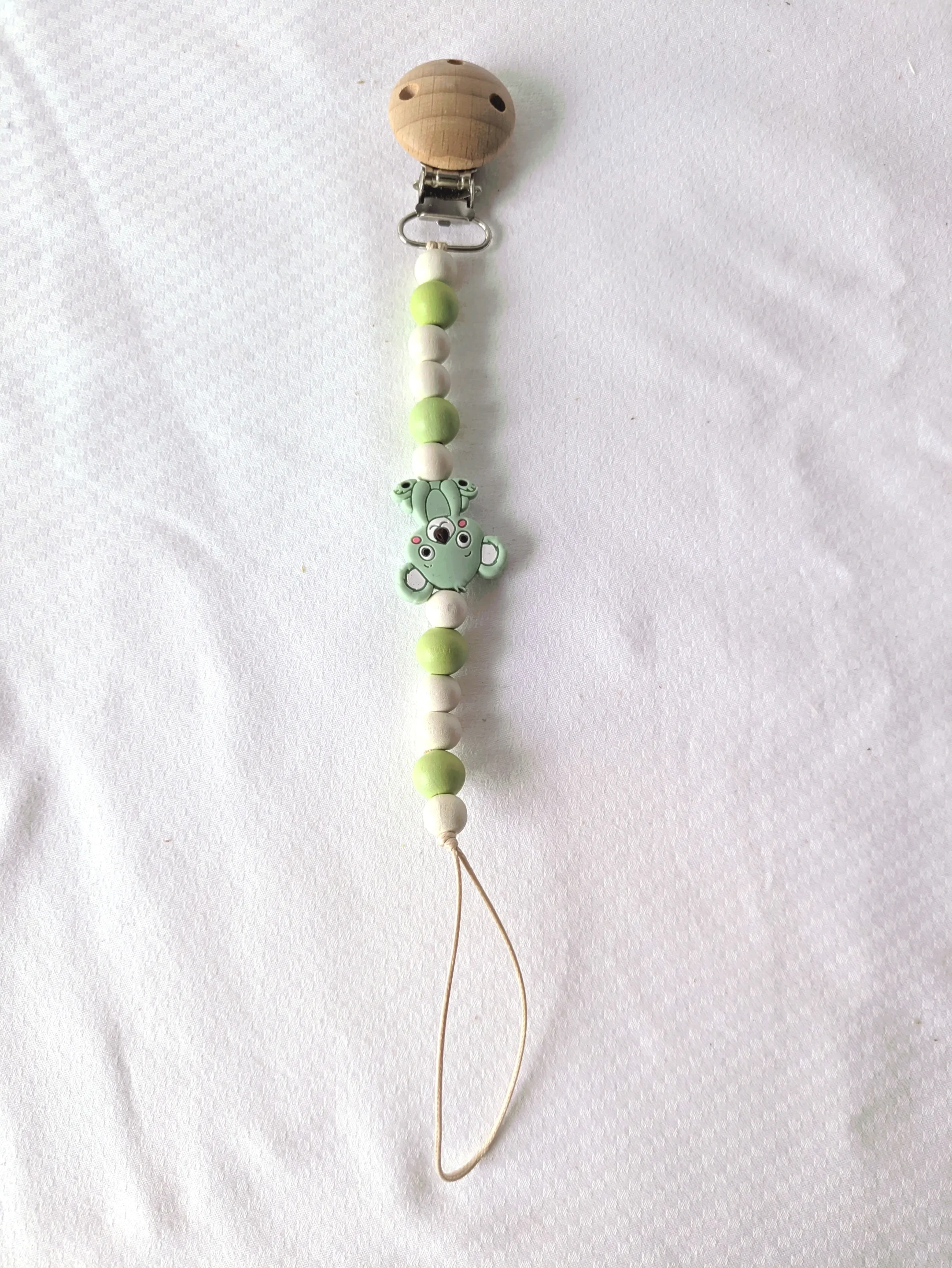 Attache Doudou, ours vert – Image 2